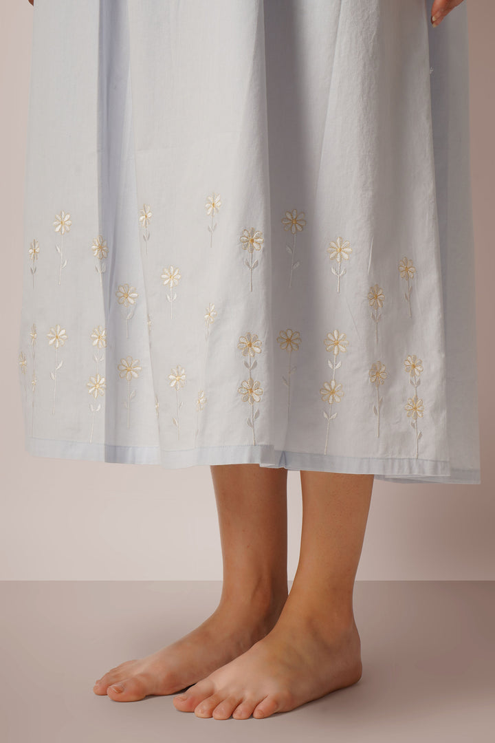 Sunflower, Embroidered Nightdress