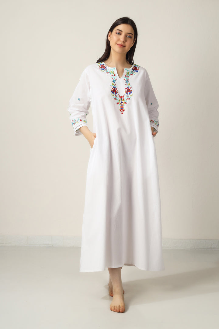 Sarai, Embroidered Dress