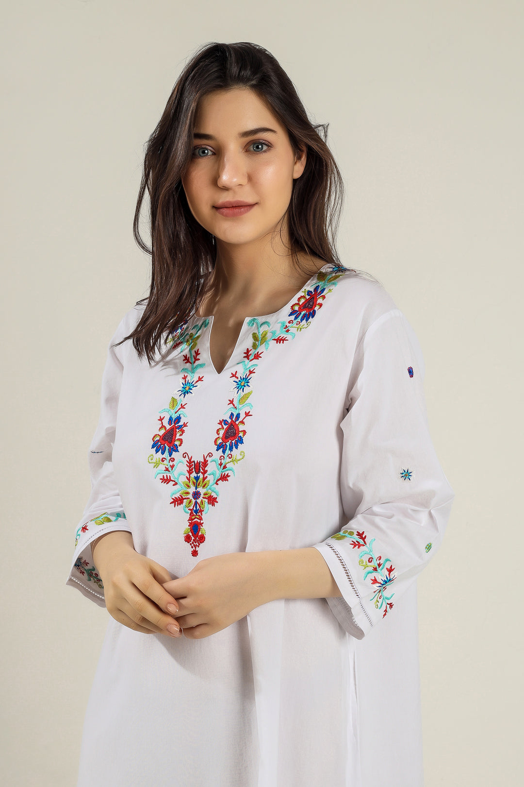 Sarai, Embroidered Dress