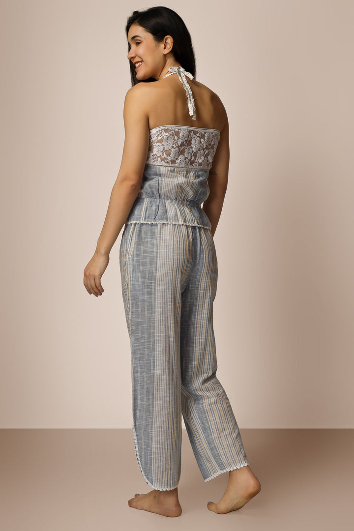 Hana, Net-Back Pyjama Suit