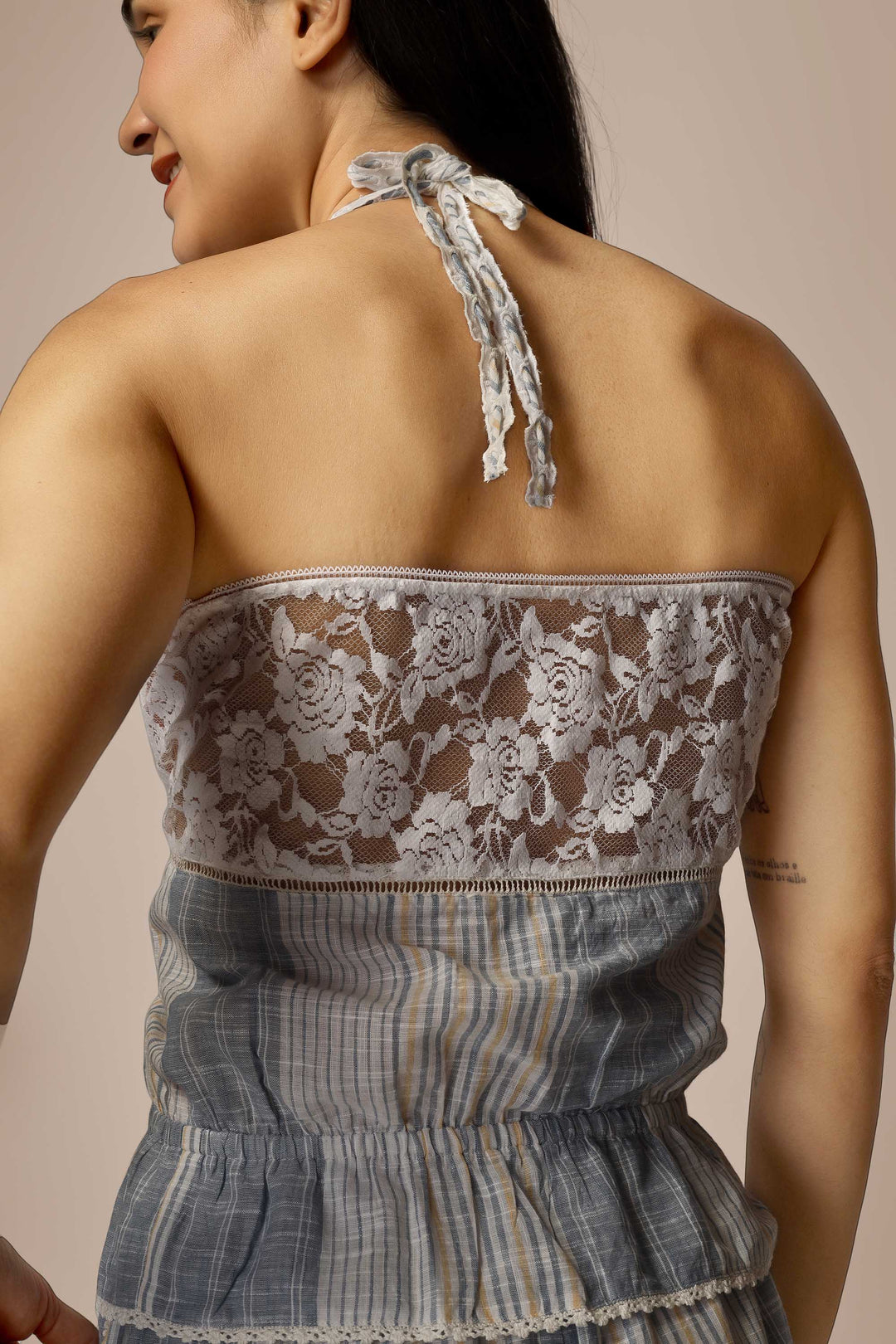 Hana, Net-Back Pyjama Suit