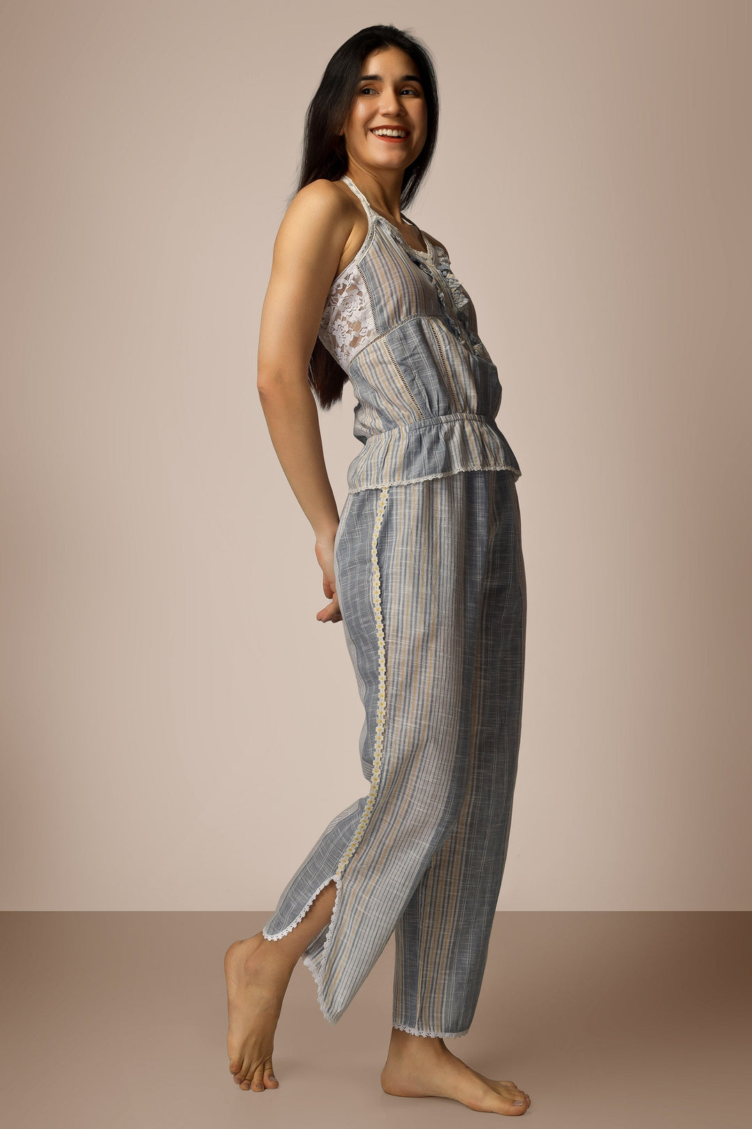 Hana, Net-Back Pyjama Suit