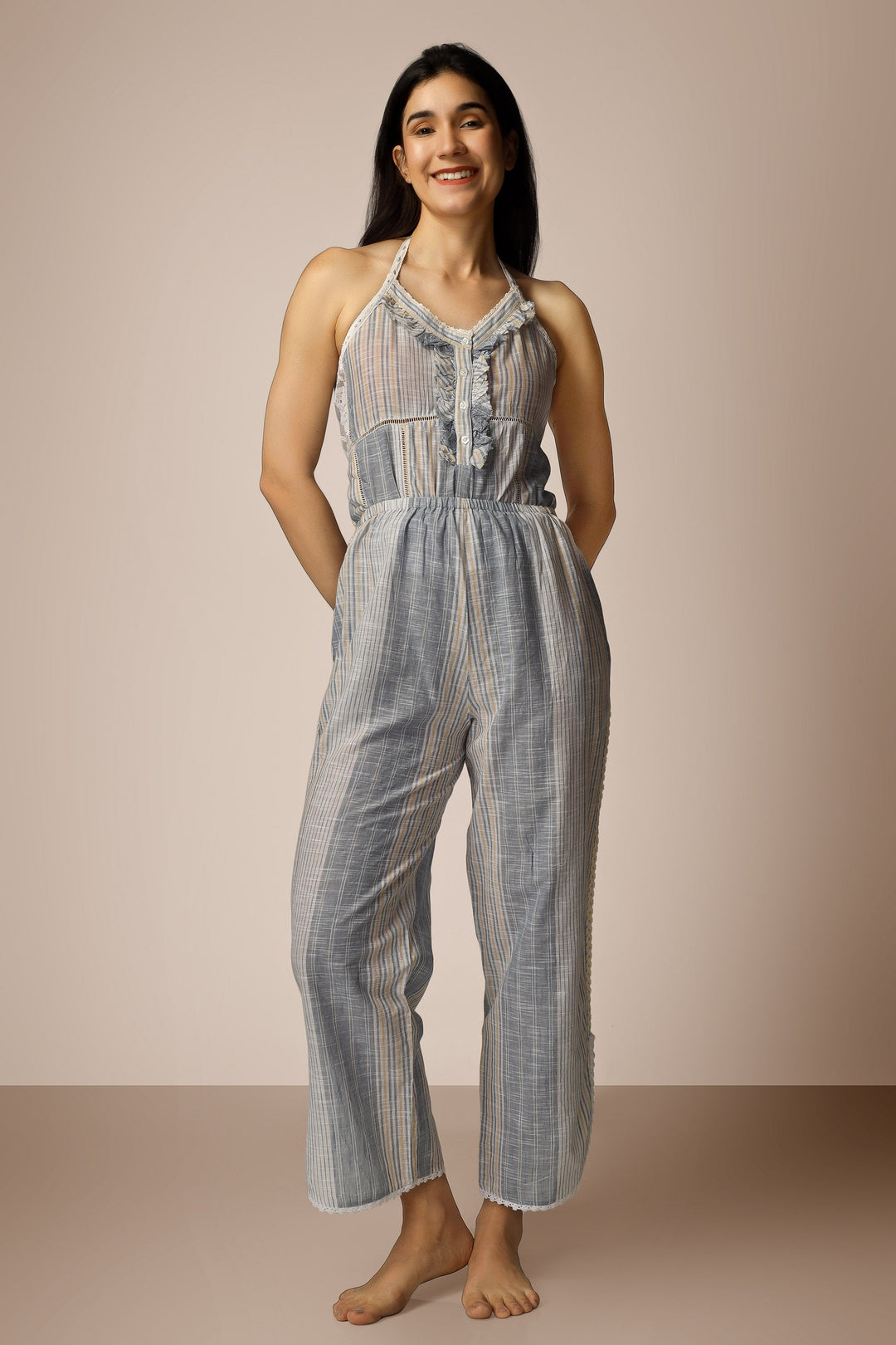 Hana, Net-Back Pyjama Suit