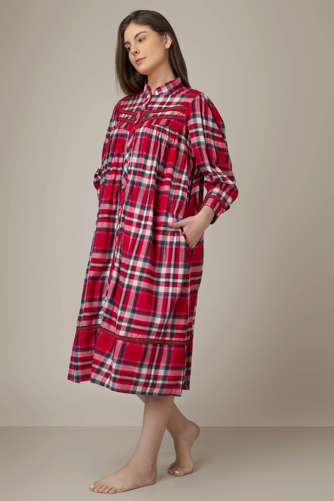 Berta, Flannel Dress