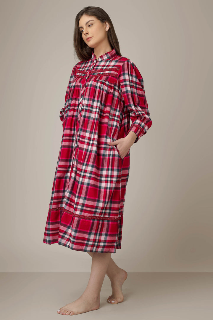 Berta, Flannel Dress