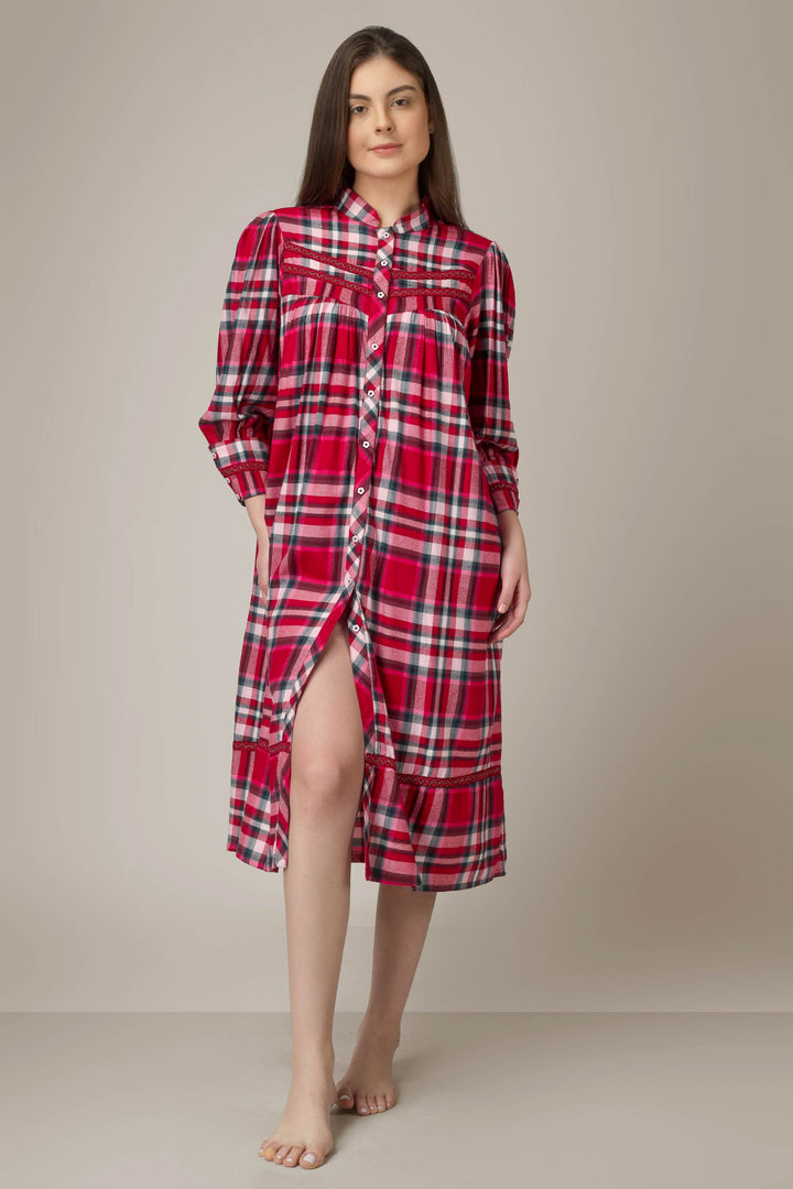 Berta, Flannel Dress