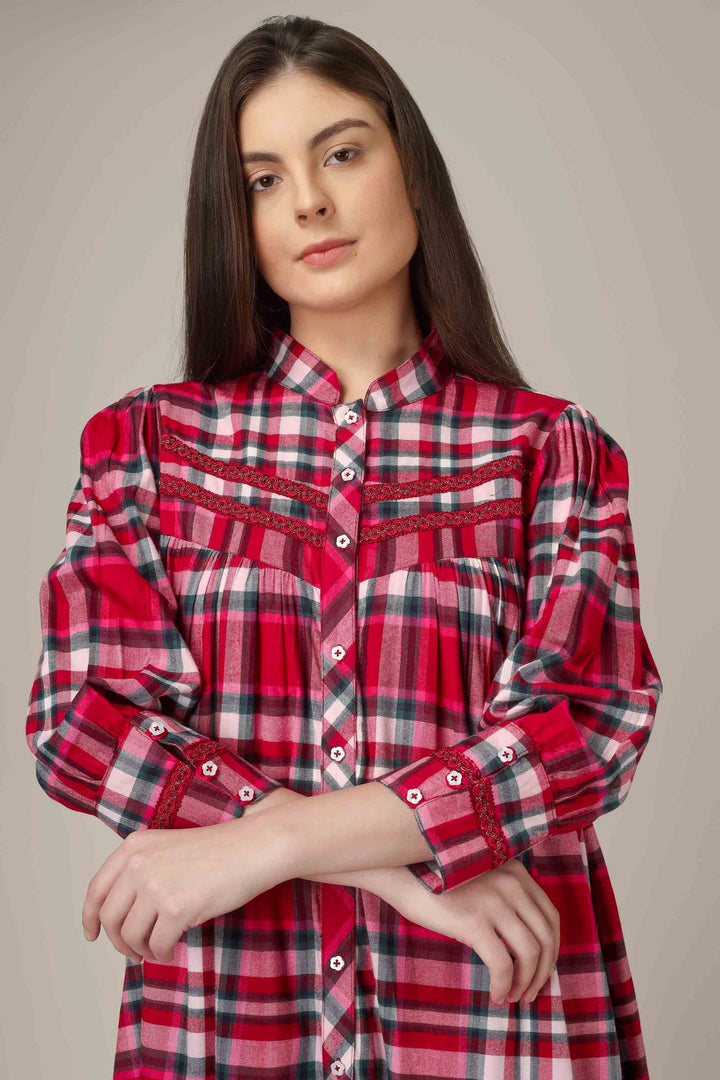 Berta, Flannel Dress