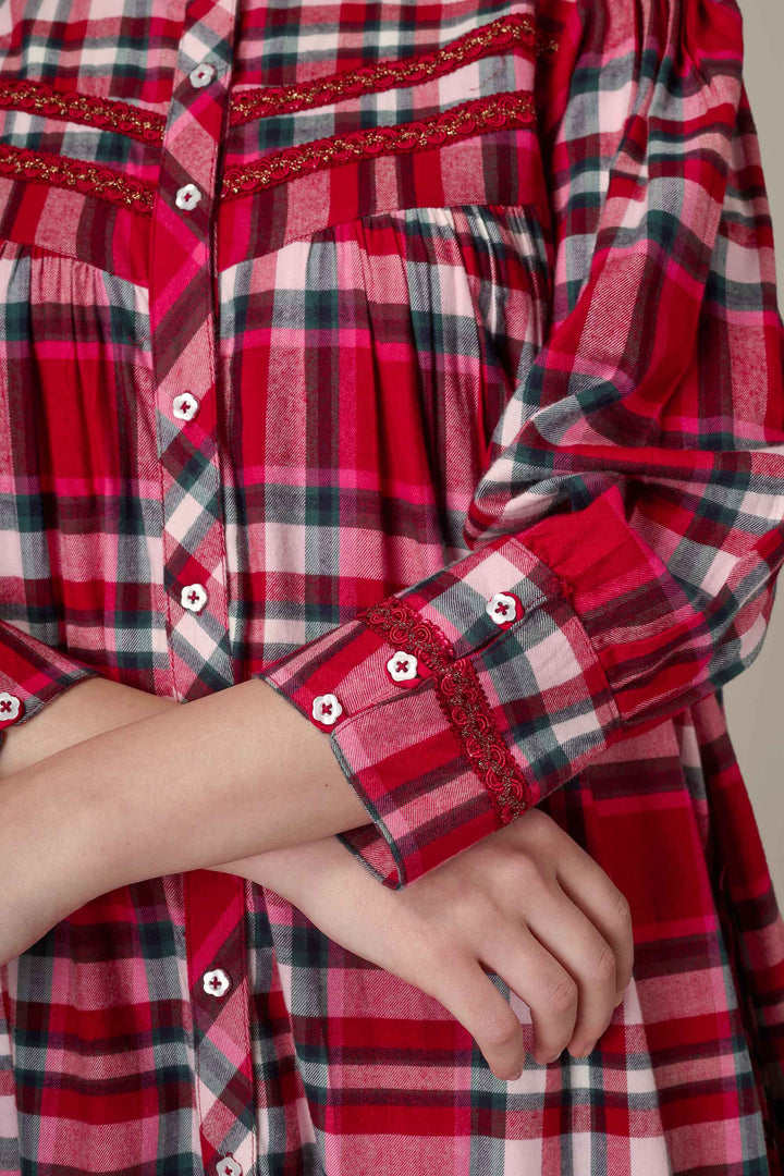 Berta, Flannel Dress