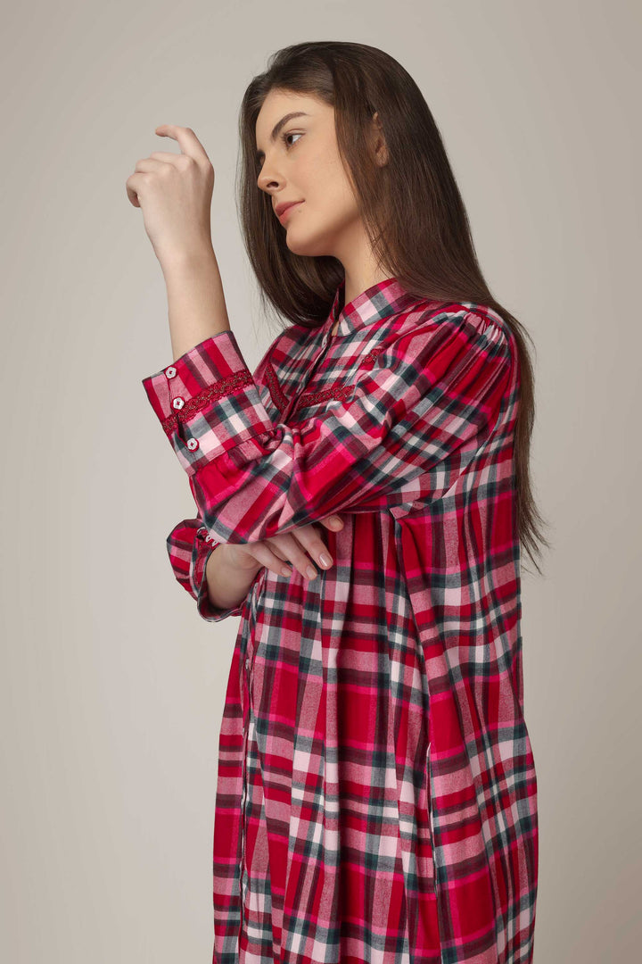 Berta, Flannel Dress